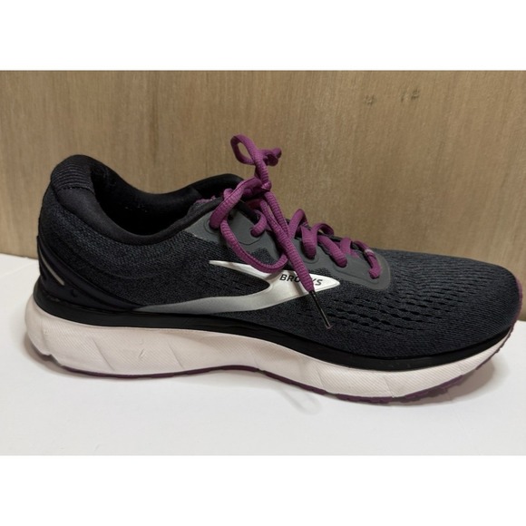 Brooks Trace Womens Running Shoe Gray Purple Size 9 - Picture 7 of 9